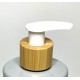 Bamboo/White Lotion Pump 24/410 - 24mm Lotion/Soap Dispenser Bamboo/White Lotion Pump 24/410 - 24mm Lotion/Soap Dispenser