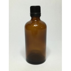 100ml Amber Glass Bottle with Tamper Evident Dropper