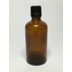 100ml Amber Glass Bottle with Tamper Evident Dropper