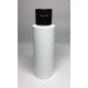 100ml White Cylinder Bottle with Black Flip Top Cap 100ml White Cylinder Bottle with Black Flip Top Cap
