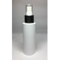 100ml White Cylinder Bottle with Chrome Atomiser