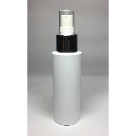 100ml White Cylinder Bottle with Chrome Atomiser 100ml White Cylinder Bottle with Chrome Atomiser