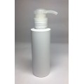 100ml White Cylinder Bottle with Natural Lotion Pump