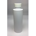 100ml White Cylinder Bottle with Smooth White Cap