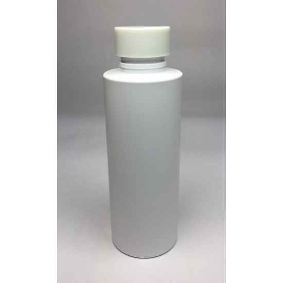 100ml White Cylinder Bottle with Smooth White Cap 100ml White Cylinder Bottle with Smooth White Cap