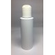 100ml White Cylinder Bottle with White Disc Top Cap