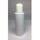 100ml White Cylinder Bottle with White Disc Top Cap 100ml White Cylinder Bottle with White Disc Top Cap