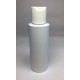 100ml White Cylinder Bottle with White Disc Top Cap 100ml White Cylinder Bottle with White Disc Top Cap