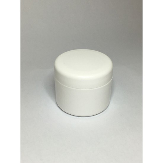 120ml White Double Walled Jar 120ml White Double Walled Jar