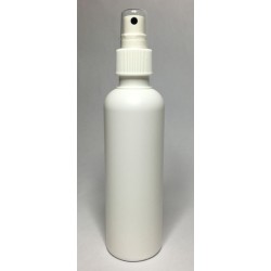 200ml Tall White HDPE Boston With White Atomiser Spray