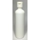 150ml White HDPE Tall Boston With White Flip Top Lid