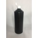 500ml Black HDPE Swipe Bottle with White Flip Top Cap