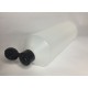 1000ml (1L) Natural HDPE Swipe Bottle with Black Flip Top