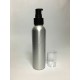250ml Tall Aluminium Boston With Black Cream Pump 250ml Tall Aluminium Boston With Black Cream Pump