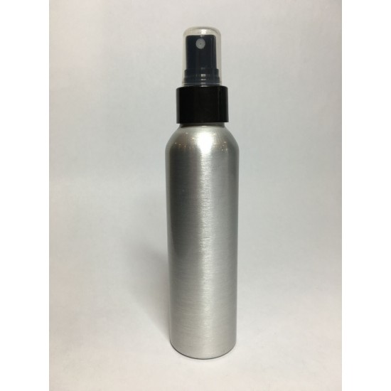 250ml Tall Aluminium Boston With Black Atomiser Spray Pump 250ml Tall Aluminium Boston With Black Atomiser Spray Pump