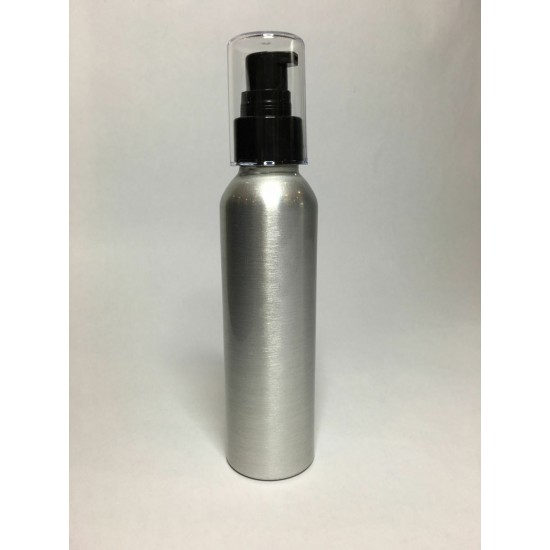 250ml Tall Aluminium Boston With Black Cream Pump 250ml Tall Aluminium Boston With Black Cream Pump