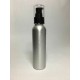 250ml Tall Aluminium Boston With Black Cream Pump 250ml Tall Aluminium Boston With Black Cream Pump