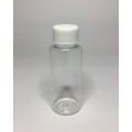 30ml Bottle with White Ribbed Screw on Cap