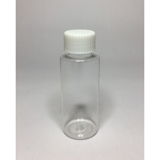 30ml Bottle with White Ribbed Screw on Cap 30ml Bottle with White Ribbed Screw on Cap