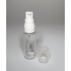 30ml Clear Plastic Cylinder Bottle & White Serum Pump 30ml Clear Plastic Cylinder Bottle & White Serum Pump