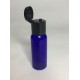 30ml PET Plastic Cobalt Blue Boston Bottles With Black Flip Top Cap 30ml PET Plastic Cobalt Blue Boston Bottles With Black Flip Top Cap