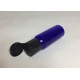 30ml PET Plastic Cobalt Blue Boston Bottles With Black Flip Top Cap