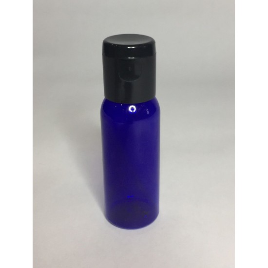 30ml PET Plastic Cobalt Blue Boston Bottles With Black Flip Top Cap 30ml PET Plastic Cobalt Blue Boston Bottles With Black Flip Top Cap