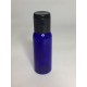 30ml PET Plastic Cobalt Blue Boston Bottles With Black Flip Top Cap 30ml PET Plastic Cobalt Blue Boston Bottles With Black Flip Top Cap