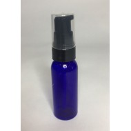 30ml PET Plastic Blue Boston Bottles & Black Serum Pump