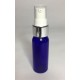30ml PET Plastic Cobalt Blue Boston Bottles & White/Chrome Serum Pump 30ml PET Plastic Cobalt Blue Boston Bottles & White/Chrome Serum Pump