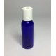 30ml PET Plastic Cobalt Blue Boston Bottles With White Disc Top Cap 30ml PET Plastic Cobalt Blue Boston Bottles With White Disc Top Cap