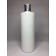 250ml White Cylinder with Shiny Silver Disc Top 250ml White Cylinder with Shiny Silver Disc Top