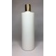 250ml White Cylinder with Shiny Gold Disc Top 250ml White Cylinder with Shiny Gold Disc Top