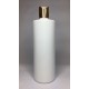 250ml White Cylinder with Shiny Gold Disc Top 250ml White Cylinder with Shiny Gold Disc Top