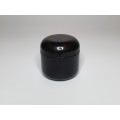 50ml Black Plastic Double Wall Jar