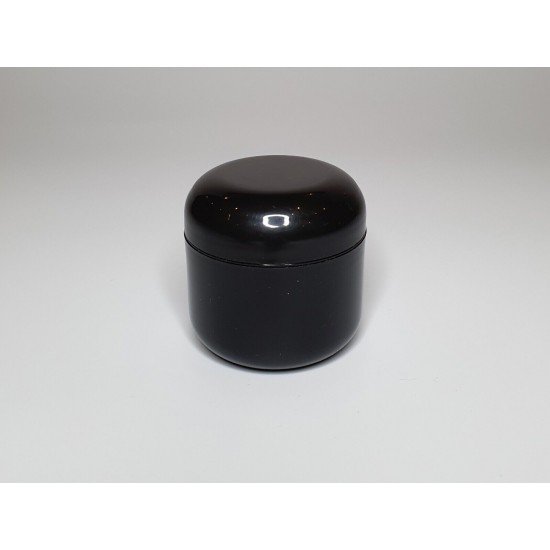 50ml Black Plastic Double Wall Jar