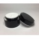 50ml Luxury Black Double Wall Acrylic Jar 50ml Luxury Black Double Wall Acrylic Jar