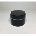 50ml Luxury Black Double Wall Acrylic Jar