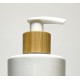 Bamboo/White Lotion Pump 24/410 - 24mm Lotion/Soap Dispenser Bamboo/White Lotion Pump 24/410 - 24mm Lotion/Soap Dispenser