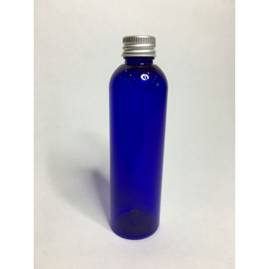 60ml PET Plastic Cobalt Blue Bottles And Aluminium Top 