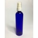 60ml PET Plastic Cobalt Blue Bottles And White Lotion Pump