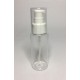 100ml Clear Plastic Cylinder Bottle with White Over Cap Serum Pump 100ml Clear Plastic Cylinder Bottle with White Over Cap Serum Pump