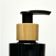 Bamboo/Black Lotion Pump 24/410 - 24mm Lotion/Soap Dispenser