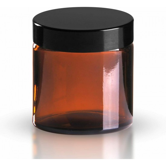 120ml Glass Amber Jar