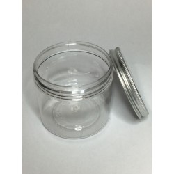 150ml Clear Jar with Aluminium Lid