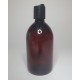 500ml Amber PET Sirop Bottle with Black Disc Top