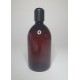 500ml Amber PET Sirop Bottle with Black Disc Top