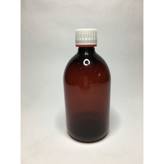 1000ml (1L) Amber PET Sirop Bottle with Tamper Evident Cap