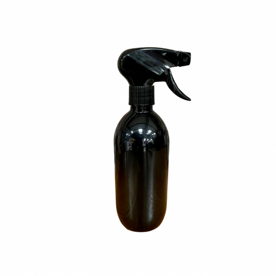 500ml Black PP Oval Bottles With Black Trigger Spray