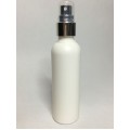 100ml Tall White HDPE Boston Bottle With Chrome Atomiser